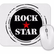Baskı Dükkanı Rock Star Kırmızı Yıldız Mouse Pad