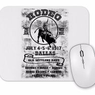 Baskı Dükkanı Rodeo Dallas Mouse Pad