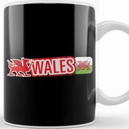 Baskı Dükkanı Rugby Six Nations Wales Flag Dragon Kupa