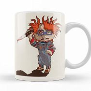 Baskı Dükkanı Rugrats Meets Childs Play Chuckie or Chucky Porselen Kupa