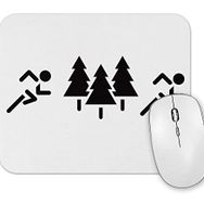 Baskı Dükkanı Run Forest Run Mouse Pad