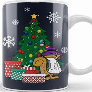 Baskı Dükkanı Sailor Moon Secret Squirrel Around The Christmas Tree Kupa