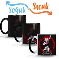 Baskı Dükkanı Sakura Naruto Sihirli Porselen Kupa