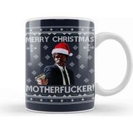Baskı Dükkanı Samuel L Jackson Merry Christmas Motherfucker Pulp Fiction Kupa