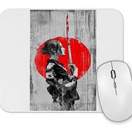 Baskı Dükkanı Samurai Girl Mouse Pad