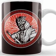Baskı Dükkanı Samurai Japanese Art Ninja Japan Warrior Shinobi Martial Art Kupa