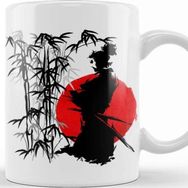 Baskı Dükkanı Samurai Ninja Kupa