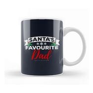 Baskı Dükkanı Santas Favourite Dad Christmas Kupa