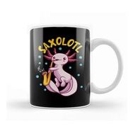Baskı Dükkanı Saxolotl Sax Playing Axolotl Pun Walking Fish Kupa