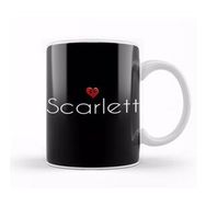 Baskı Dükkanı Scarlett Cute Heart Tasse Kupa