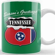 Baskı Dükkanı Seasons Greetings Tennessee Christmas Kupa