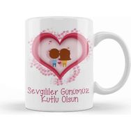 Baskı Dükkanı Sevgililer Günü Sevgiliye Hediye 0118 Kupa