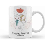 Baskı Dükkanı Sevgililer Günü Sevgiliye Hediye 0119 Kupa