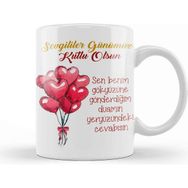 Baskı Dükkanı Sevgililer Günü Sevgiliye Hediye 0216 Kupa