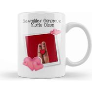 Baskı Dükkanı Sevgililer Günü Sevgiliye Hediye 071 Kupa