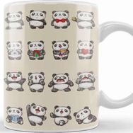 Baskı Dükkanı Sevimli Pandalar Various Feeling Of Panda Kupa