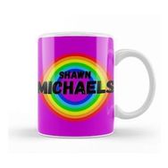 Baskı Dükkanı Shawn Michaels Vintage Retro Rainbow Style Warriors Design Wrestlers Gift Kupa