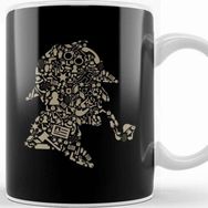Baskı Dükkanı Sherlock Holmes Collage Kupa