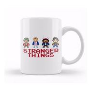 Baskı Dükkanı Simplified Stranger Things Pixellated Kids Kupa