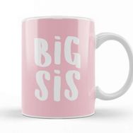 Baskı Dükkanı Sister Big Sis Slogan Kupa