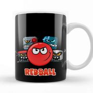 Baskı Dükkanı SK8205 Red Ball 4 The Crew Tazza Sihirli Porselen Bardak Kupa