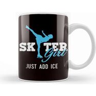 Baskı Dükkanı Skater Girl Just Add Ice Skating Figure Winter Sports Kupa