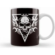Baskı Dükkanı Skull Auto Mechanic Cars Garage Tuning Workshop Screwdriver Kupa