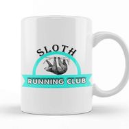 Baskı Dükkanı Sloth Running Club Cute Funny Sloth Lover Kupa