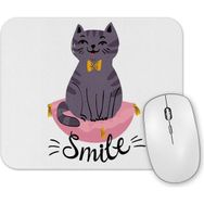 Baskı Dükkanı Smile Cat Kedi Mouse Pad