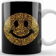 Baskı Dükkanı Smiley Face Collage Kupa