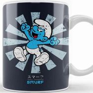 Baskı Dükkanı Smurf Retro Japanese Kupa
