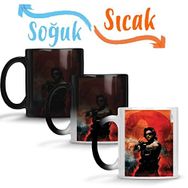 Baskı Dükkanı Snake 03 Sihirli Porselen Kupa