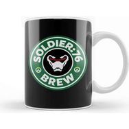 Baskı Dükkanı Soldier 76 Coffee Overwatch Kupa