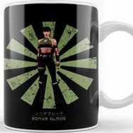 Baskı Dükkanı Sonya Blade Retro Japanese Mortal Kombat Kupa