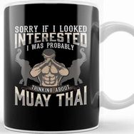 Baskı Dükkanı Sorry I Was Thinking About Muay Thai Mma Kupa Bardak