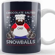 Baskı Dükkanı South Park Chocolate Salted Snowballs Christmas Knit Pattern Kupa