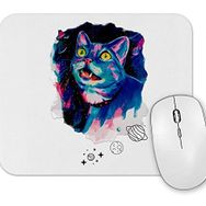 Baskı Dükkanı Space Cat Kedi Mouse Pad