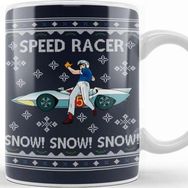 Baskı Dükkanı Speed Racer Go Snow Christmas Kupa