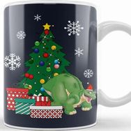 Baskı Dükkanı Spike Around the Christmas Tree Land Before Time Kupa