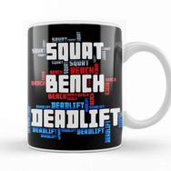 Baskı Dükkanı Squat Bench Deadlift Powerlifting Bodybuilding Kupa