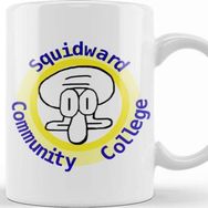 Baskı Dükkanı Squidward Community College Kupa