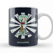 Baskı Dükkanı Squidward Retro Japanese Kupa