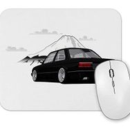 Baskı Dükkanı Stanced Out E30 Black Mouse Pad