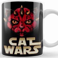 Baskı Dükkanı Star Cat Wars 06 Kupa