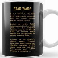 Baskı Dükkanı Star Wars Opening Crawl Kupa