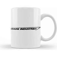 Baskı Dükkanı Stark Industries Avengers Iron Man 01 Beyaz 330 ml Porselen Kupa Bardak