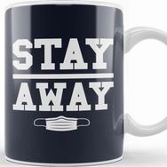 Baskı Dükkanı Stay Away Virus Kupa