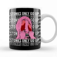 Baskı Dükkanı Stonks Only Go Up Kupa