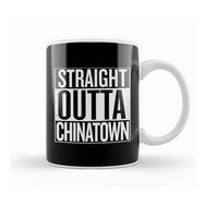 Baskı Dükkanı Straight Outta Chinatown White Kupa