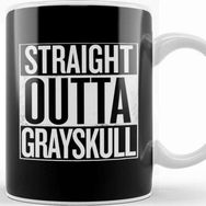 Baskı Dükkanı Straight Outta Hill Valley Back To The Future White Kupa